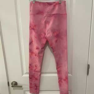 Zella pink tie dye leggings